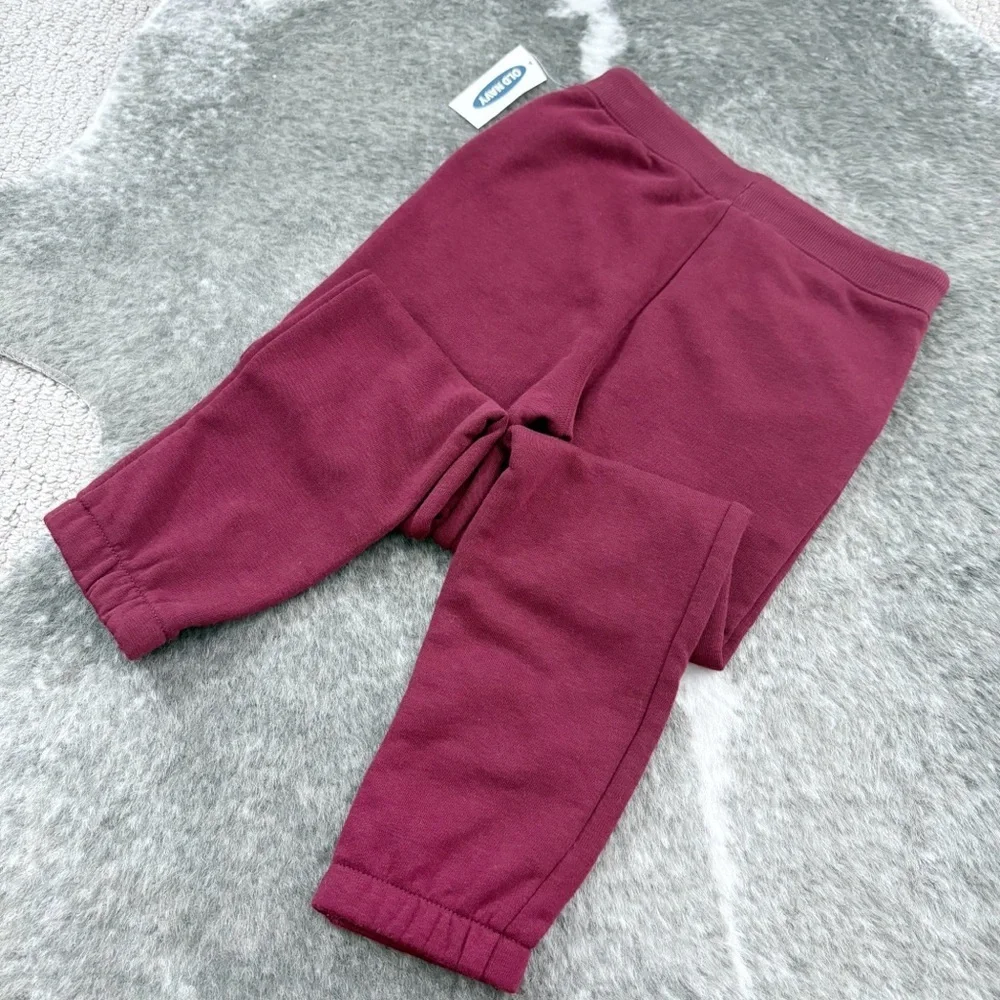 NWT Old Navy Kids Maroon Sweatpants Jogger Pants 5T
